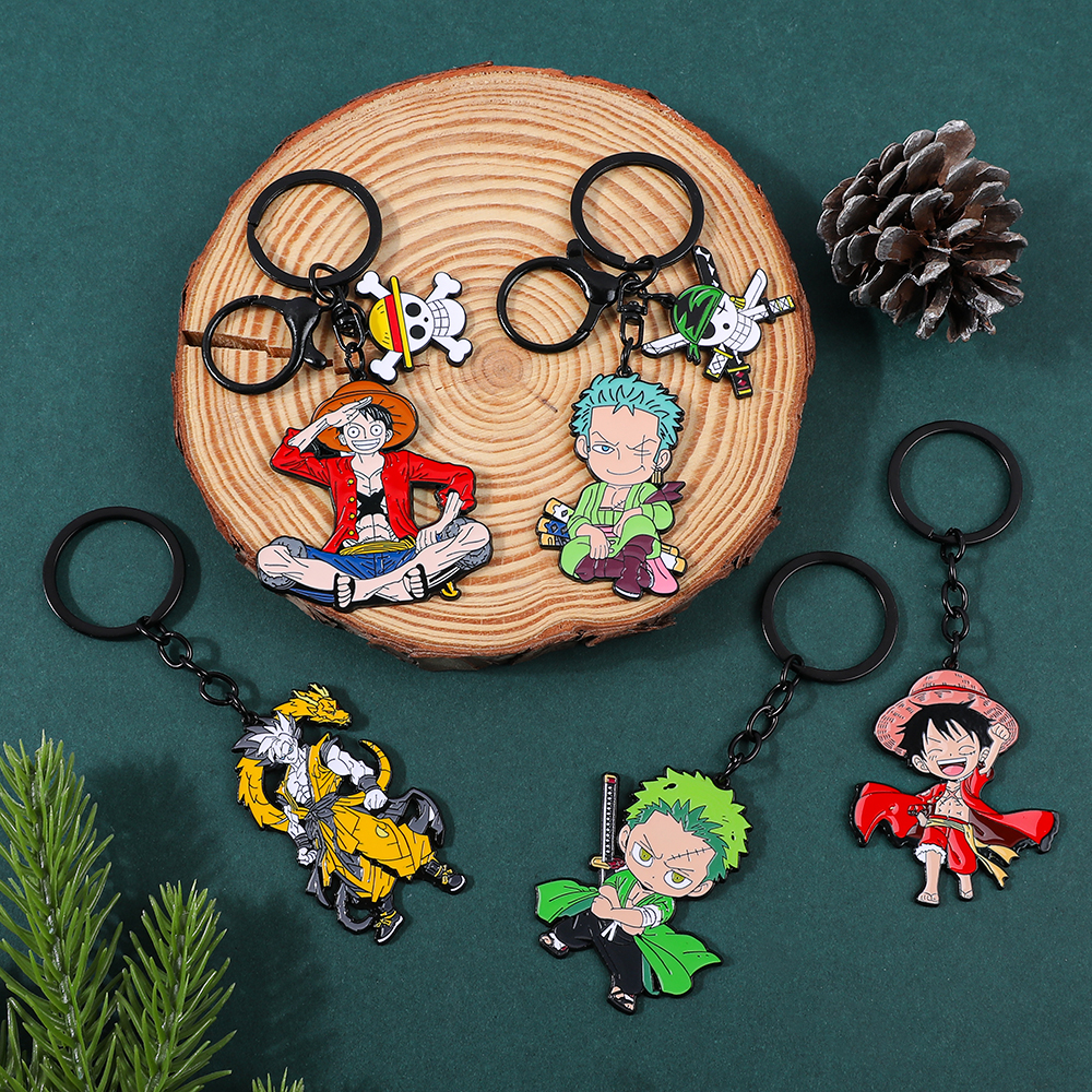 Men Accessories Fashion - One Piece Anime Keychain Featuring Monkey