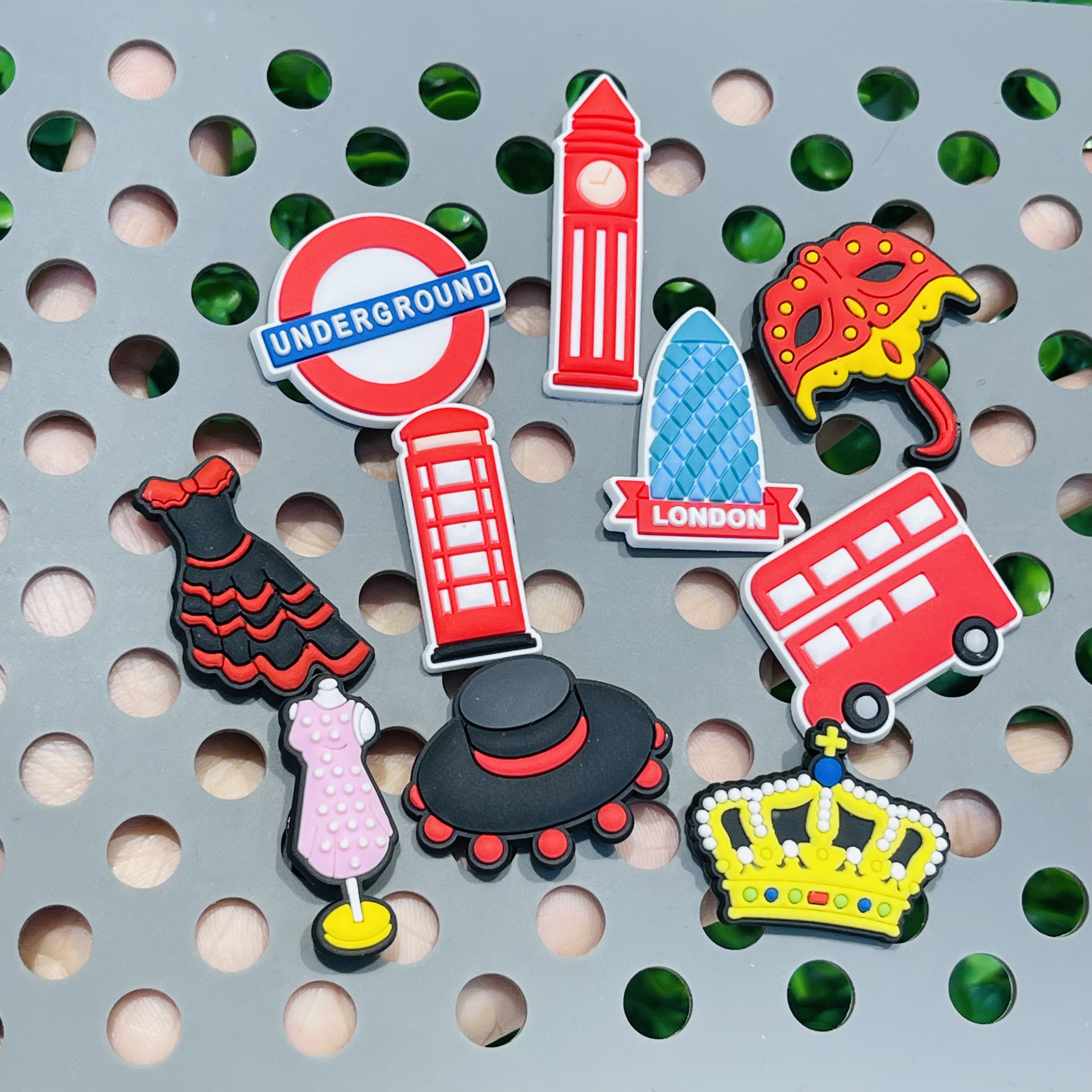 1-10pcs London Double-decker B - Men'S Accessories London reseña y precio