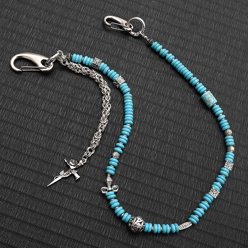 Boho Punk Jean Chain Handmade  - Men Accessories Pk reseña y precio