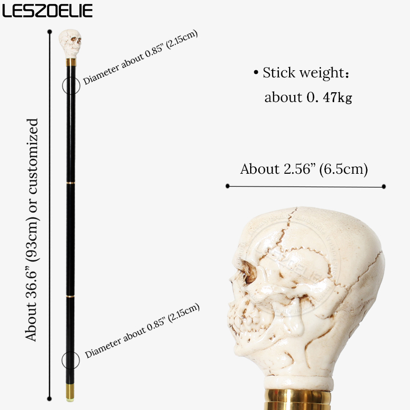 93cm Skull-Head Black German B - Men Accessories Tips reseña y precio