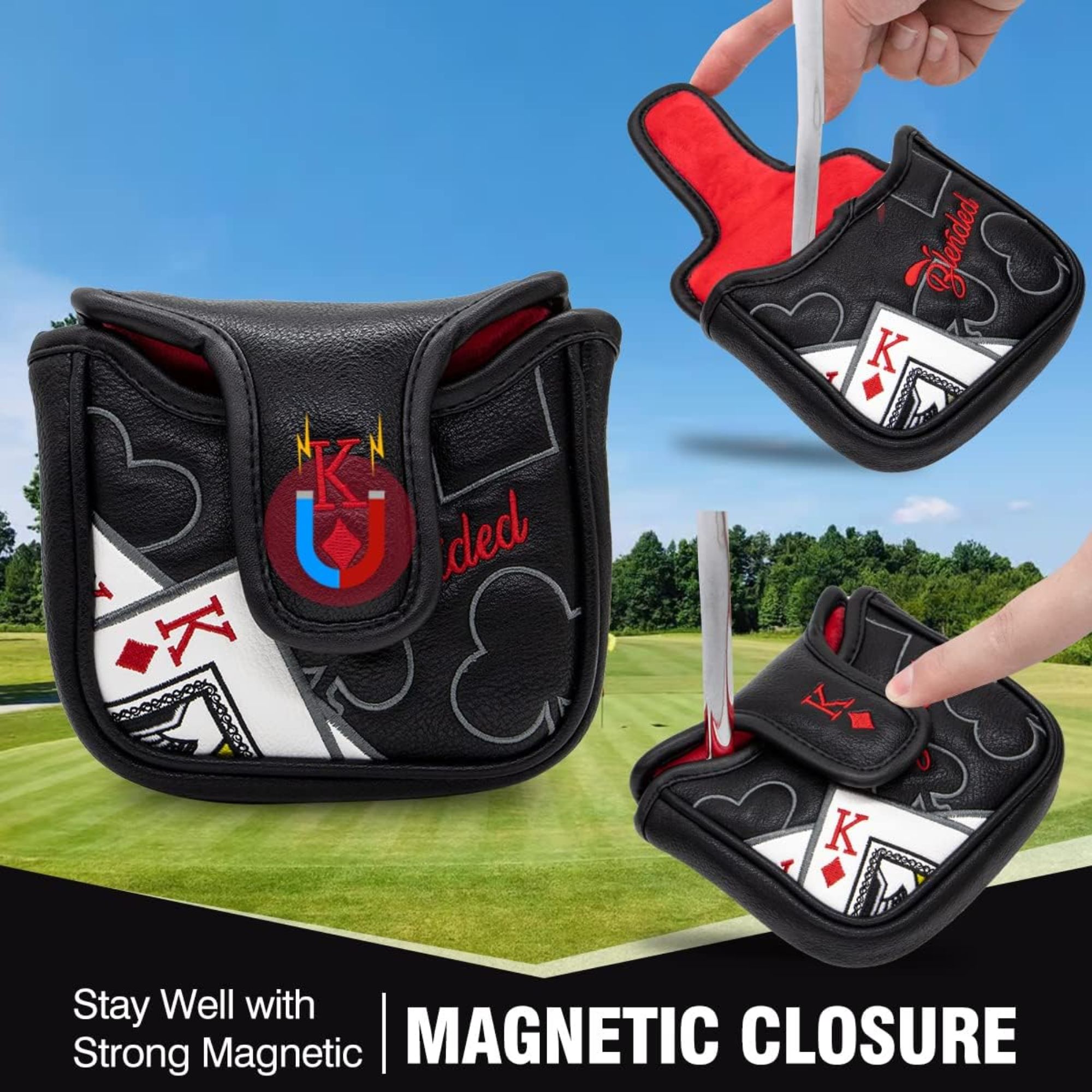 King Of Hearts Embroidered Mal - Men Accessories To Gift reseña y precio