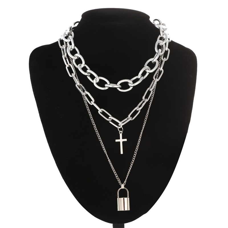 FNQUFUJ Layered grunge aesthet - Men Accessories Aesthetic reseña y precio