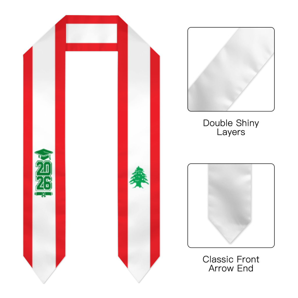 Class of 2026 Lebanon Flag Sca - Men Accessories Lebanon reseña y precio