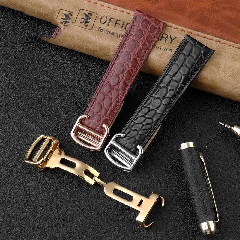 Crocodile Watchband 16 18 20 2 - Men'S Accessories London reseña y precio