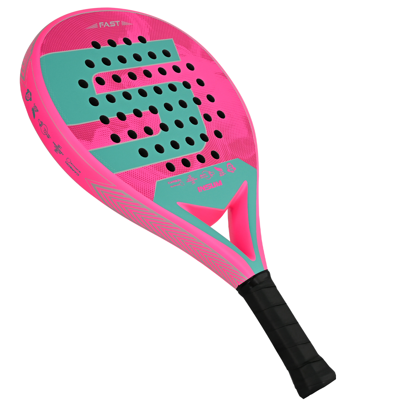 Padel Racket Full Carbon Padel - Men Accessories Tips reseña y precio