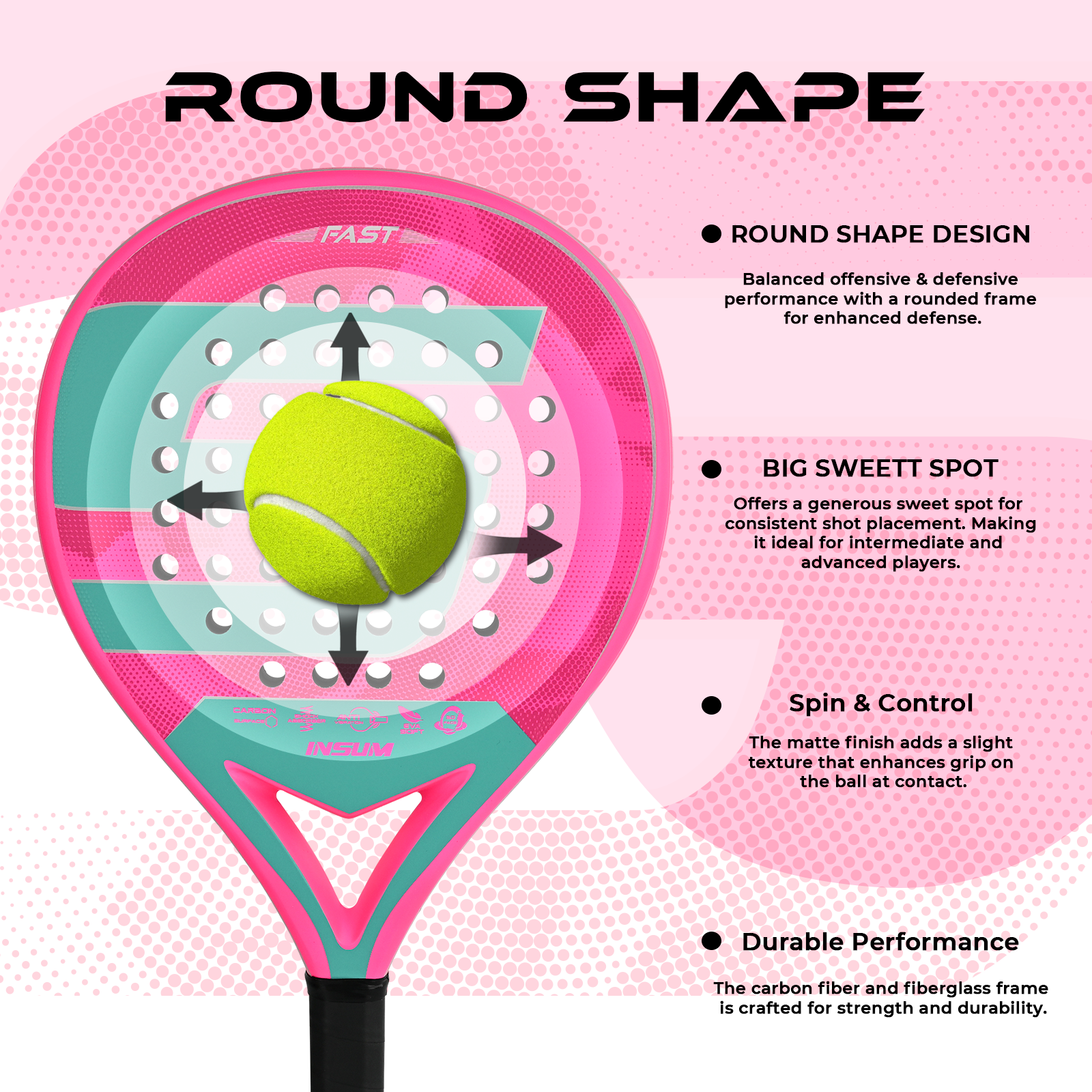 Padel Racket Full Carbon Padel - Men Accessories Tips reseña y precio