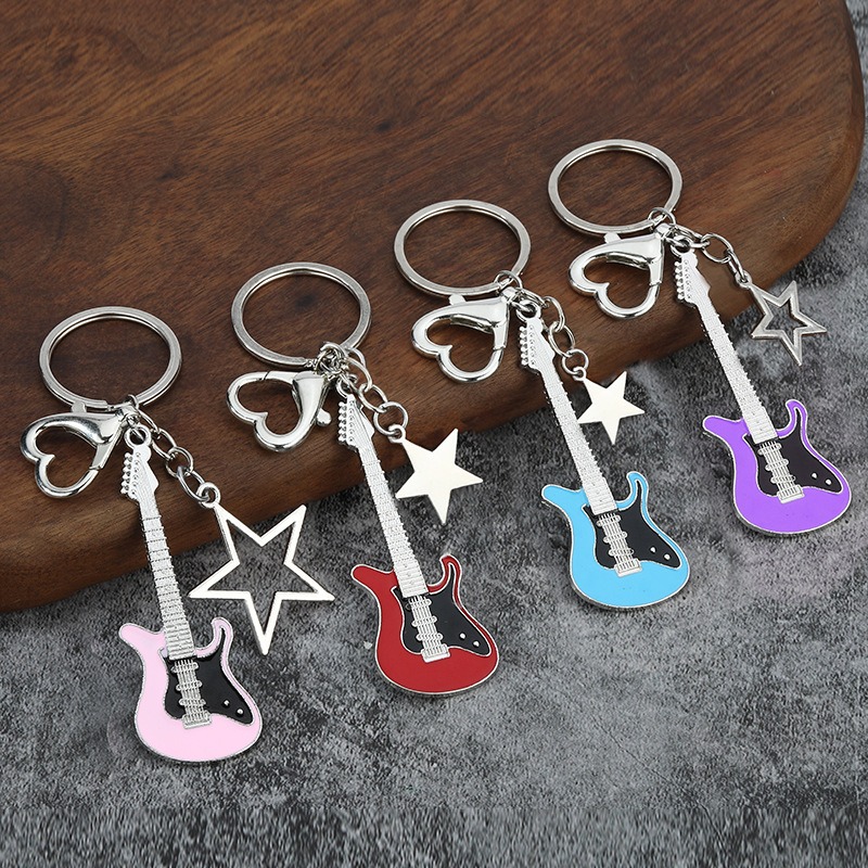 Guitar Love Heart Key Chain fo - Men Accessories All reseña y precio
