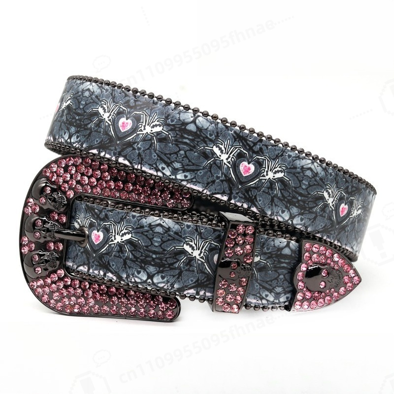 Printed Rhinestone Waist Strap - Men Accessories Fashion reseña y precio