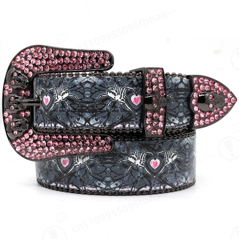 Printed Rhinestone Waist Strap - Men Accessories Fashion reseña y precio