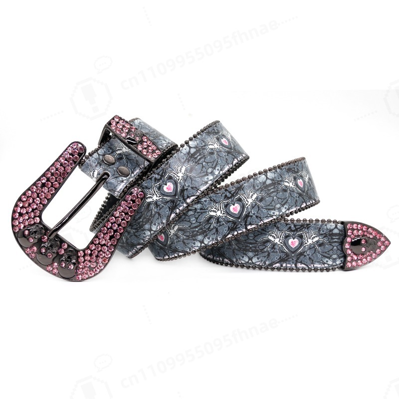 Printed Rhinestone Waist Strap - Men Accessories Fashion reseña y precio