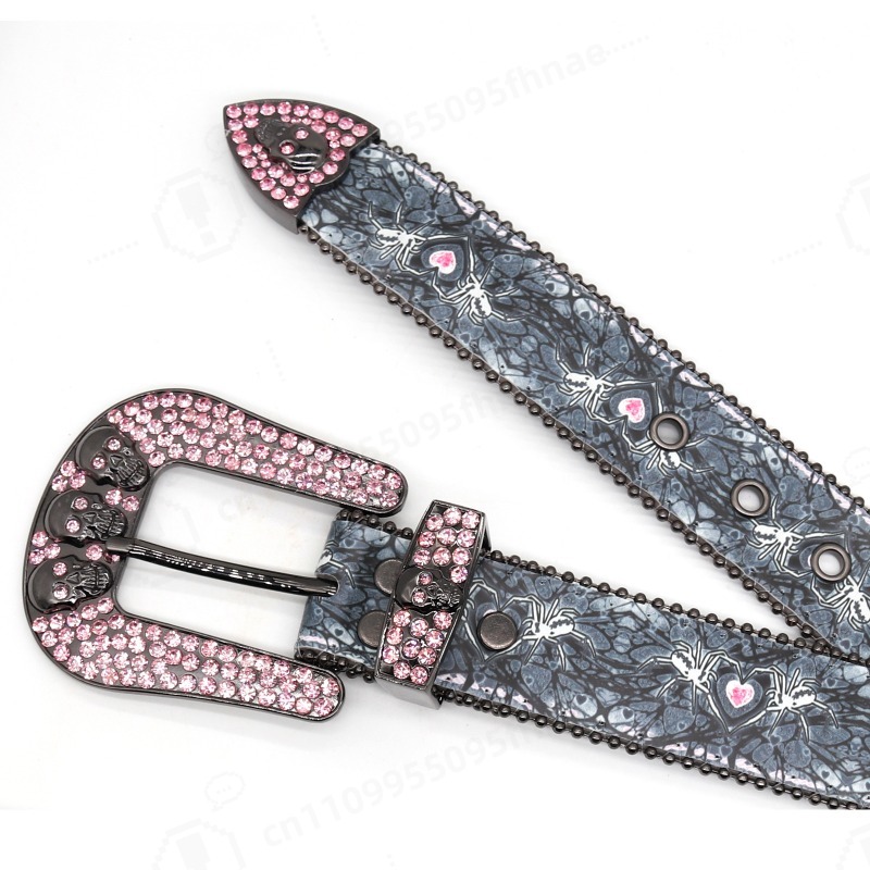 Printed Rhinestone Waist Strap - Men Accessories Fashion reseña y precio