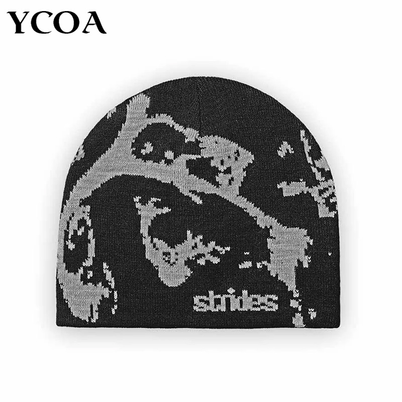 Men Beanie Strides Splatter Be - Men Accessories Aesthetic reseña y precio