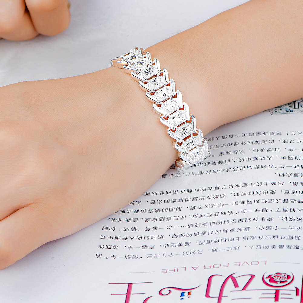 Noble 925 Sterling Silver Fash - Men Accessories Chain And Bracelet reseña y precio