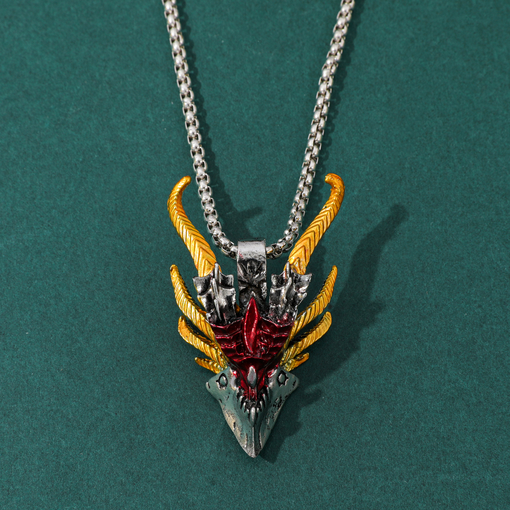 Retro Hip-Hop Evil Dragon Head - Men Accessories Fashion reseña y precio