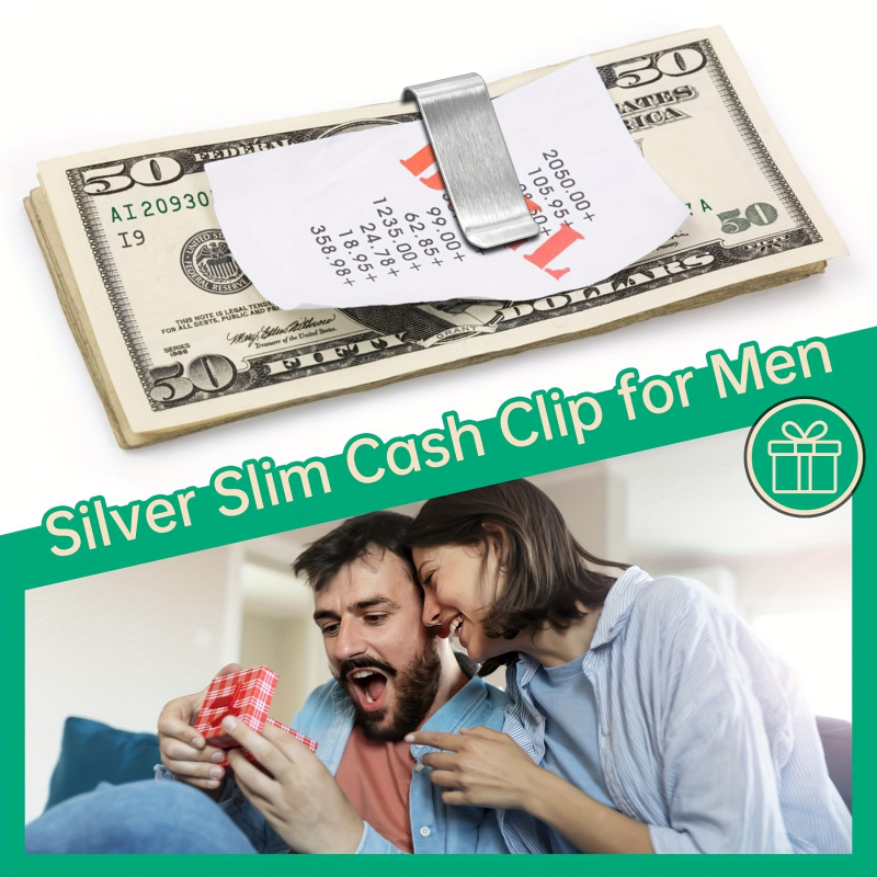20PCS Stainless Steel Silver S - Money Clip Slim reseña y precio