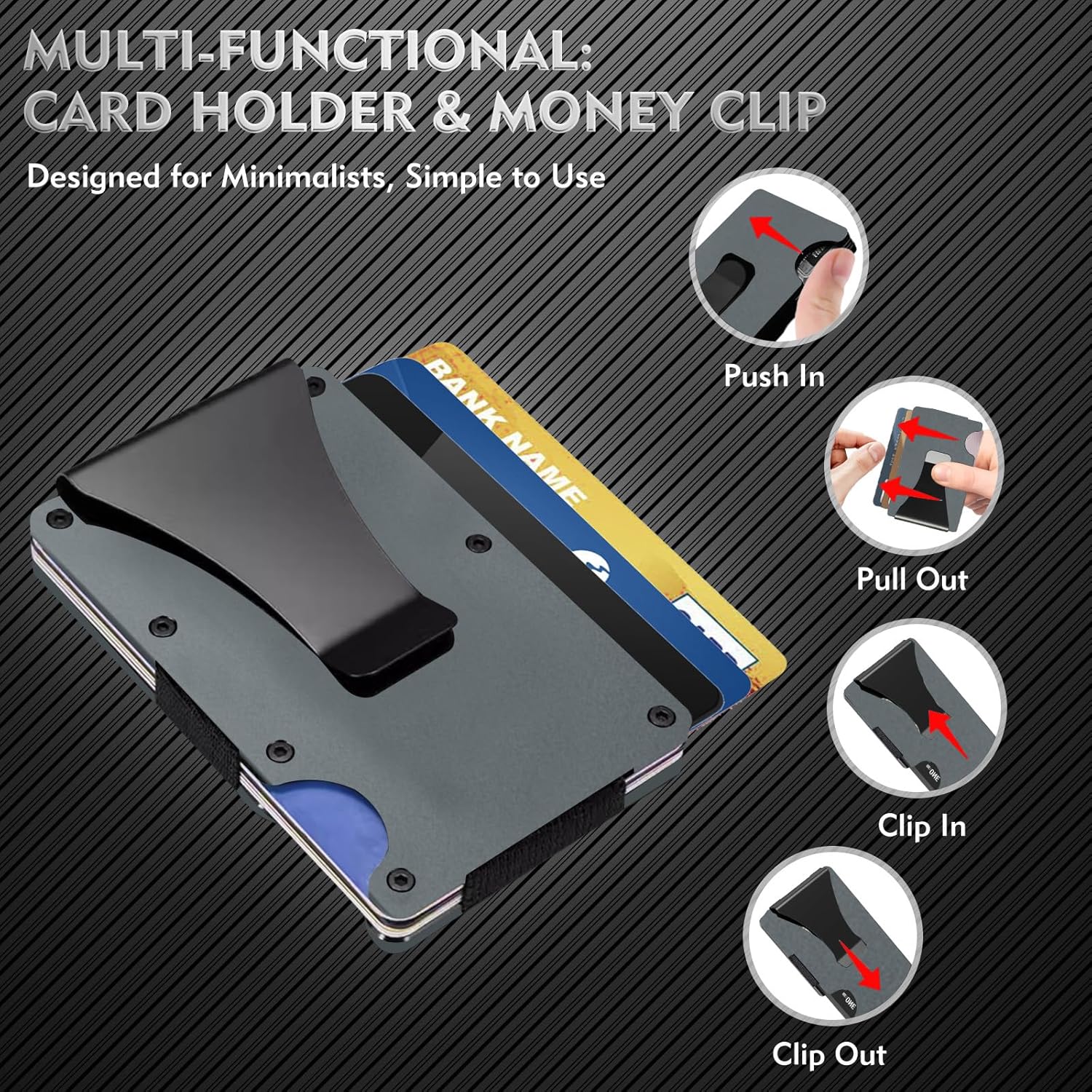 Women Wallet for Men & Women S - Money Clip Slim reseña y precio