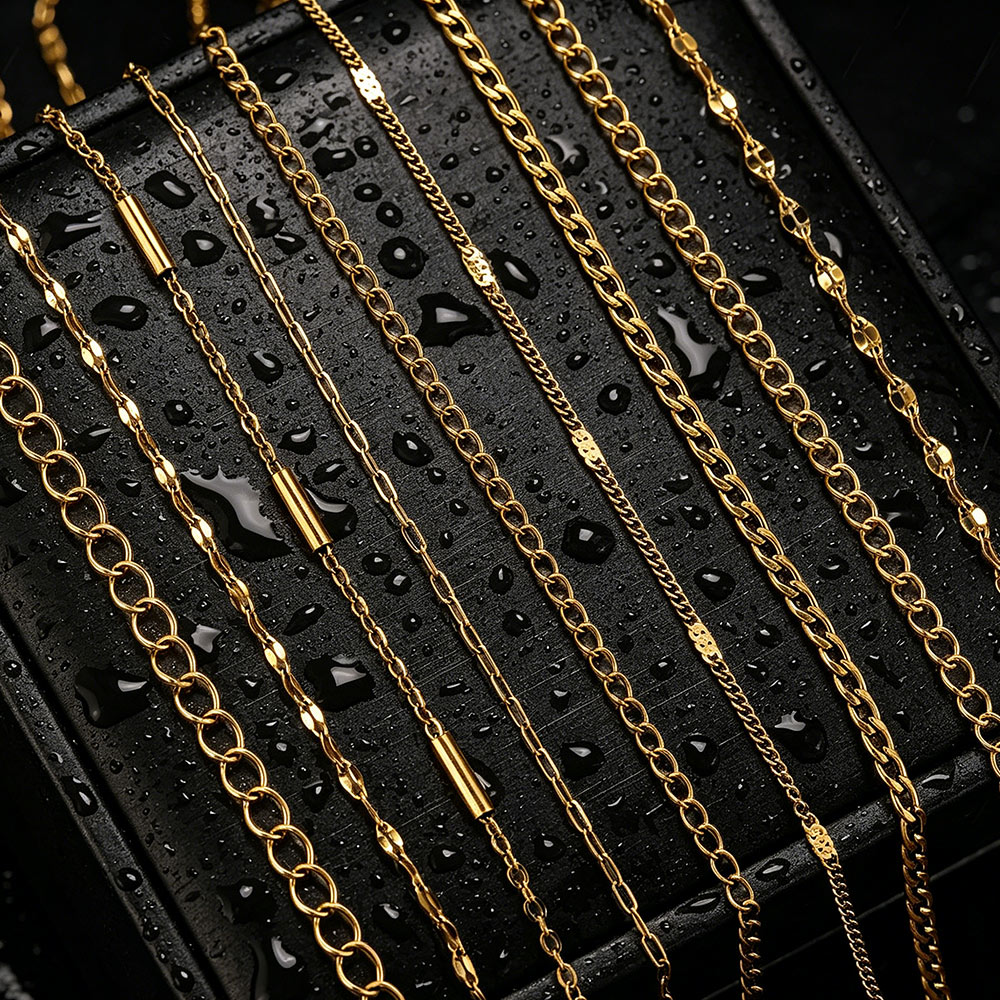 2meter Stainless Steel Lips NK - Men Accessories Chain And Bracelet reseña y precio
