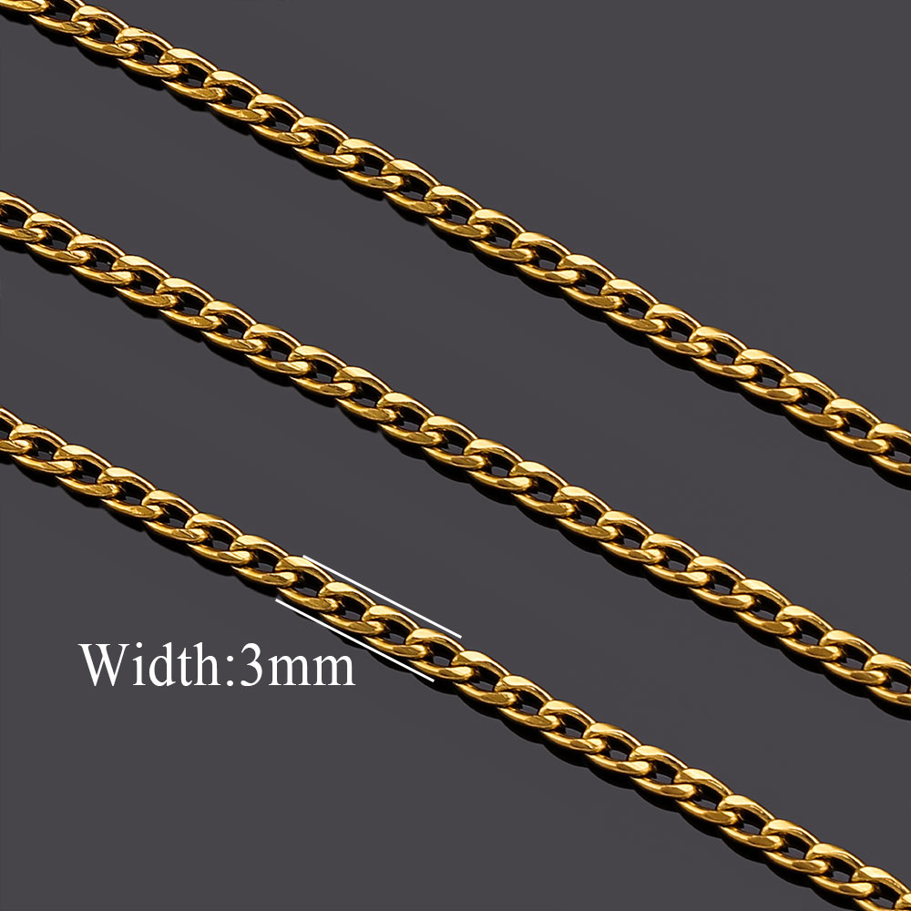 2meter Stainless Steel Lips NK - Men Accessories Chain And Bracelet reseña y precio
