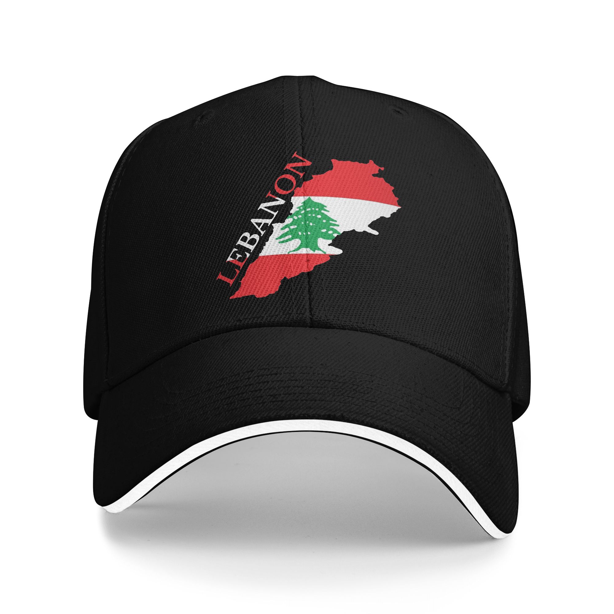 Lebanon Flag Heart Baseball Ca - Men Accessories Lebanon reseña y precio