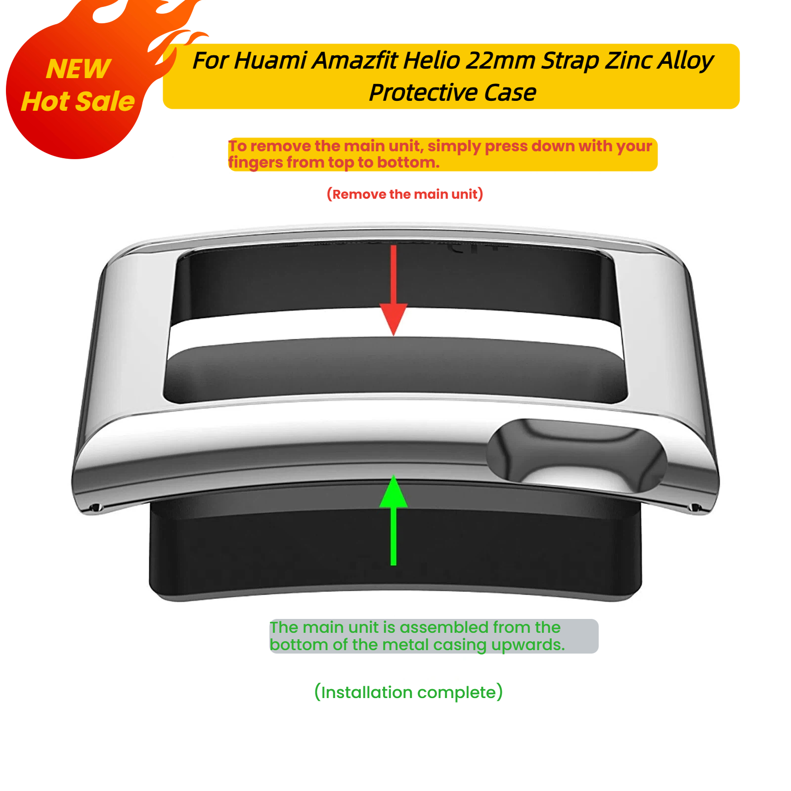 Case for Huami Amazfit Helio M - Men Accessories All reseña y precio