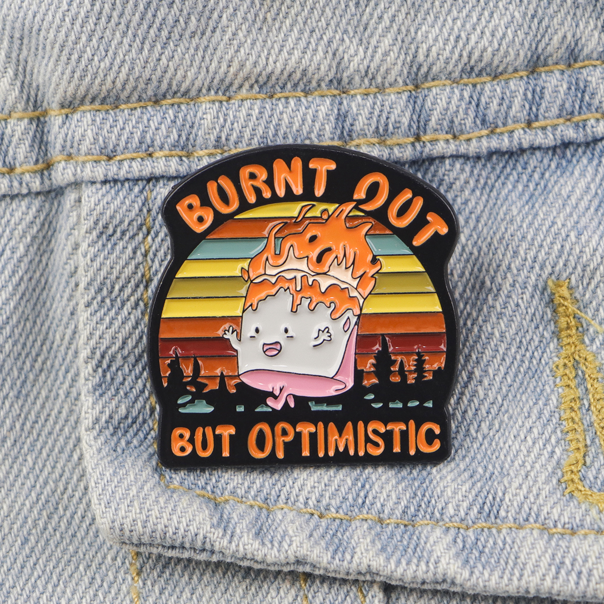 Fire Badges Enamel Pin Brooche - Men Accessories Fashion reseña y precio