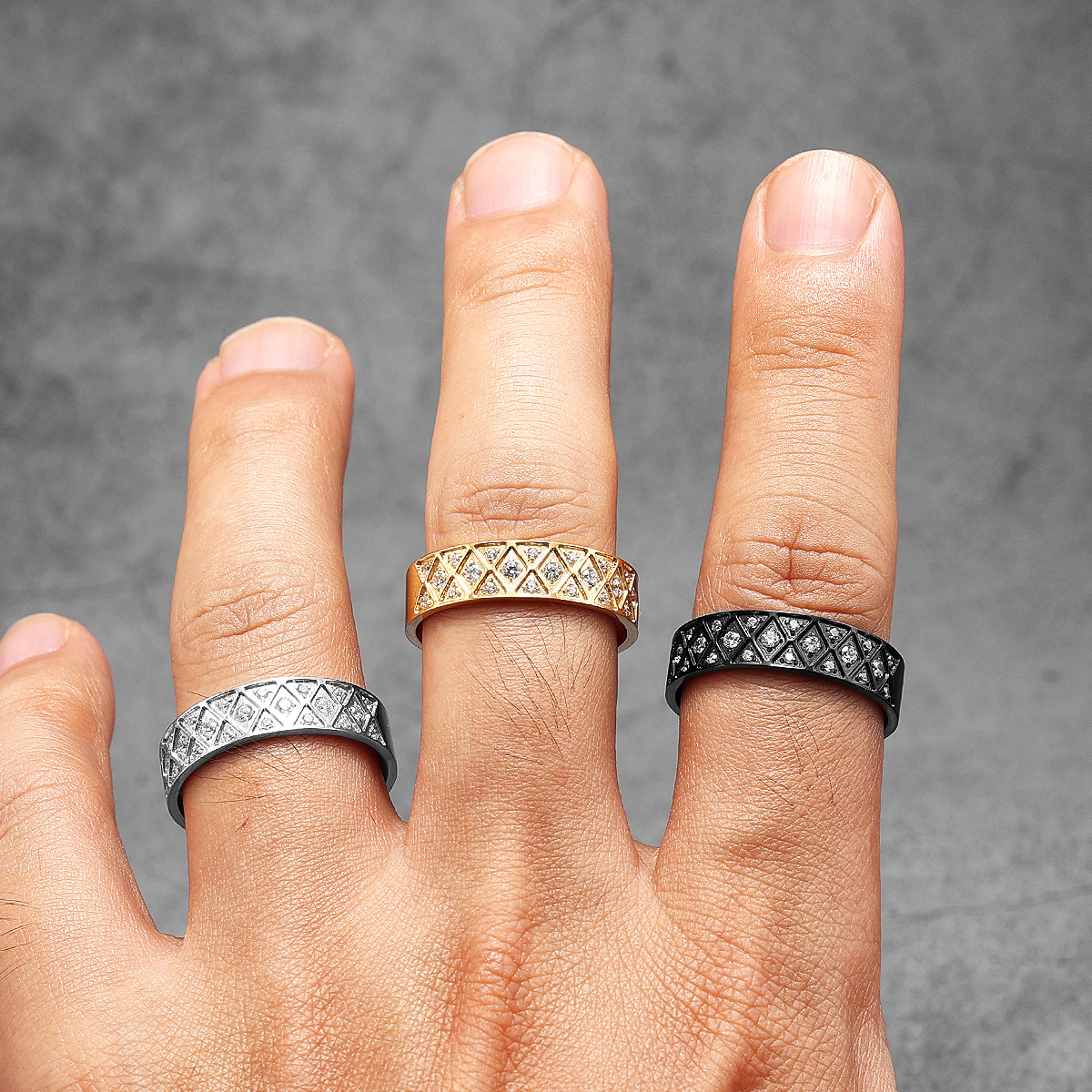 Aesthetic Gemstone Couple Enga - Men Accessories Aesthetic reseña y precio