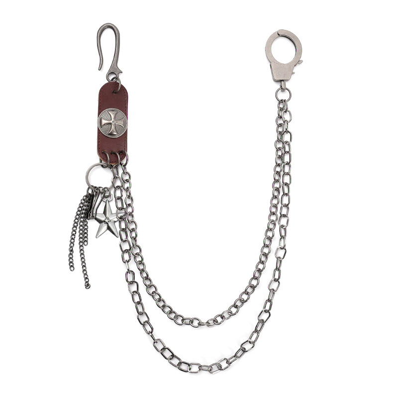 Punk Steet Cowhide Keychains C - Men Accessories Pk reseña y precio