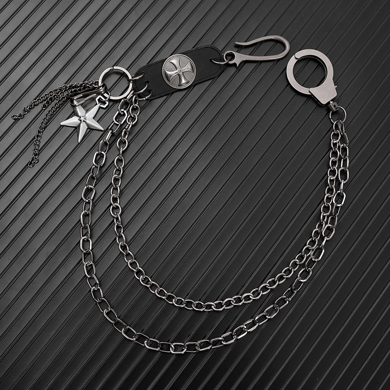 Punk Steet Cowhide Keychains C - Men Accessories Pk reseña y precio
