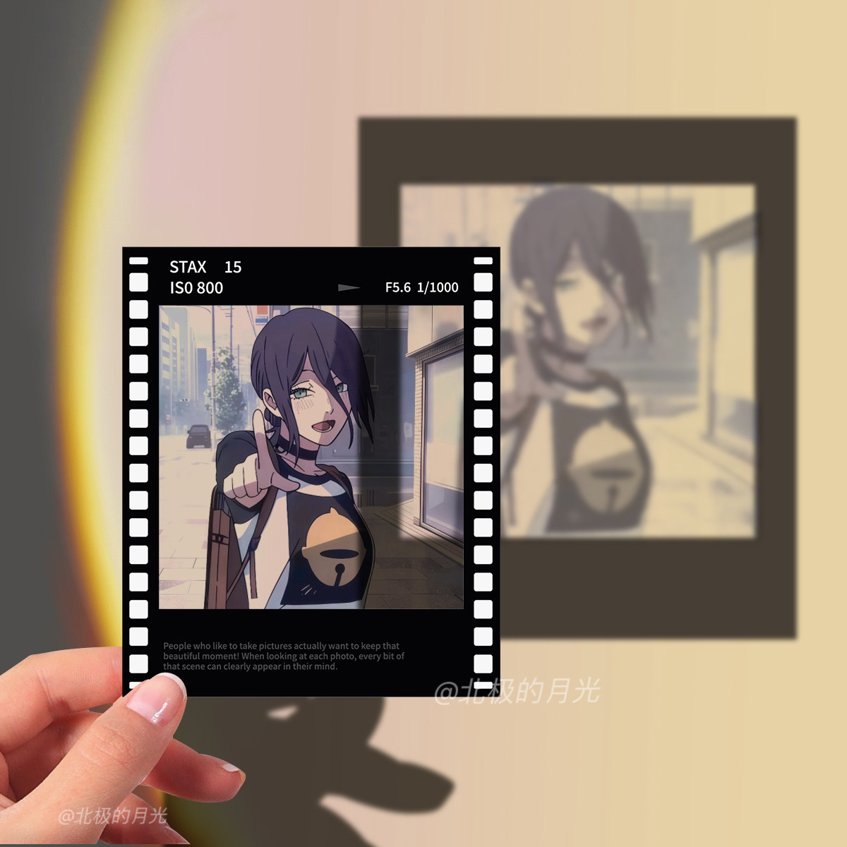 Chainsaw Man Reze Arc Polaroid - Men Accessories To Gift reseña y precio