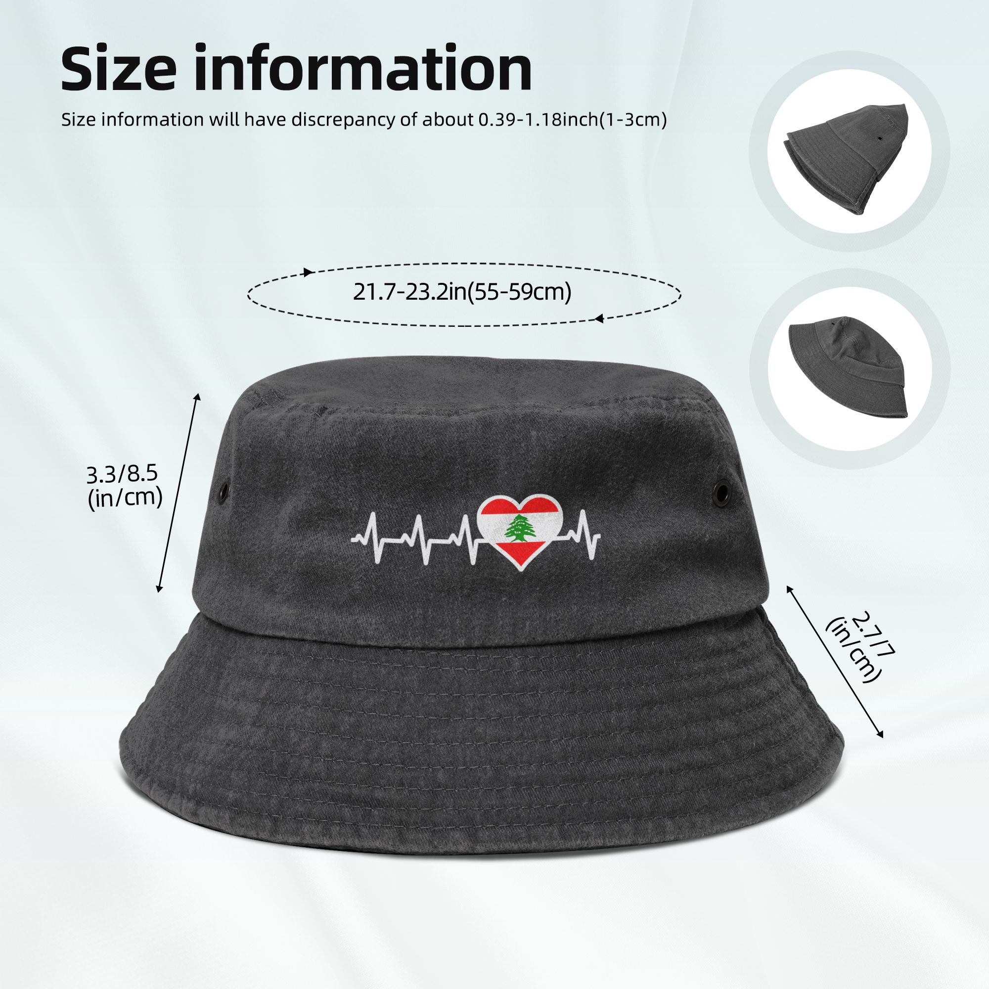 Lebanon Flag Heart Men Women B - Men Accessories Lebanon reseña y precio