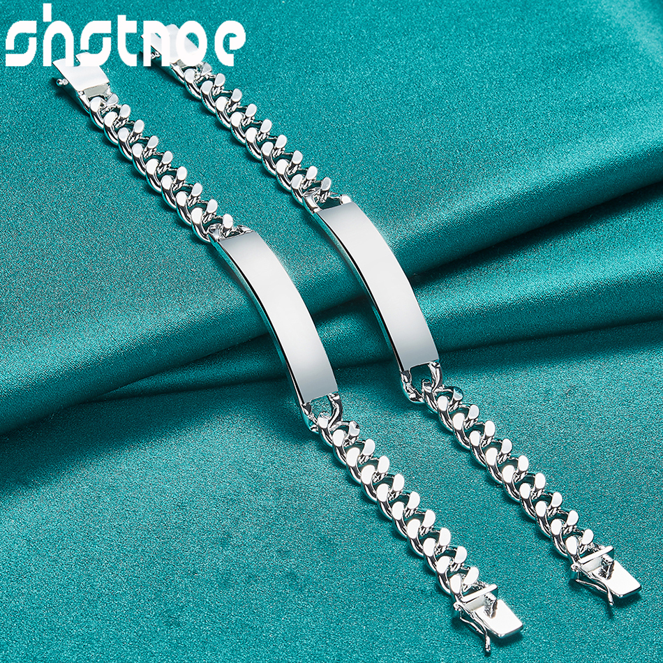 SHSTONE 925 Sterling Silver 2/ - Men Accessories Chain And Bracelet reseña y precio