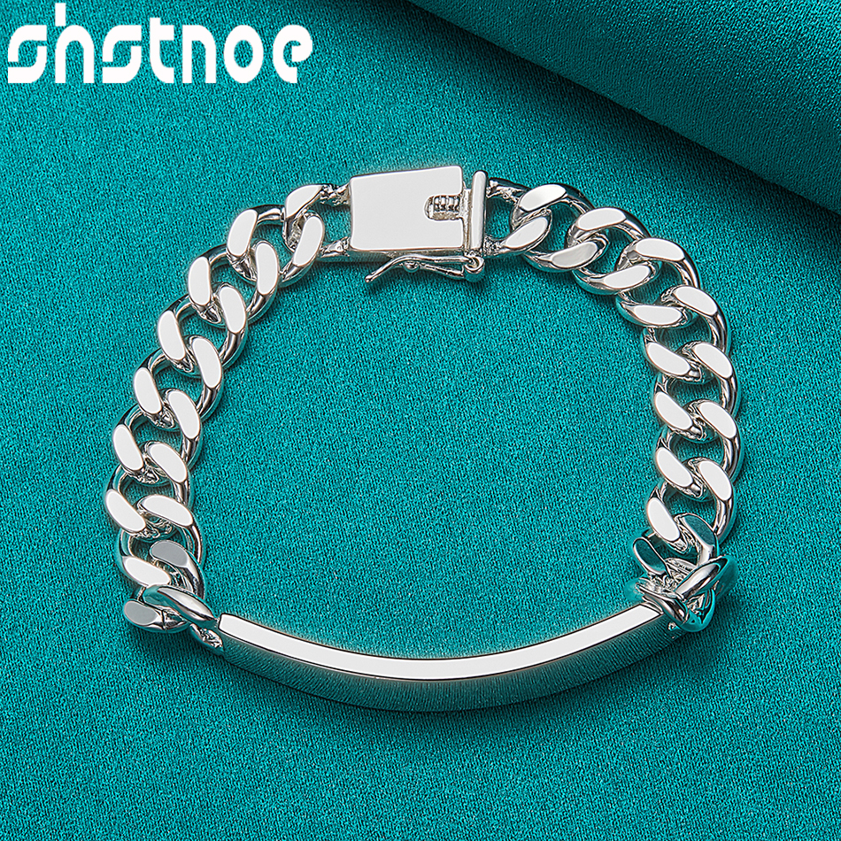 SHSTONE 925 Sterling Silver 2/ - Men Accessories Chain And Bracelet reseña y precio