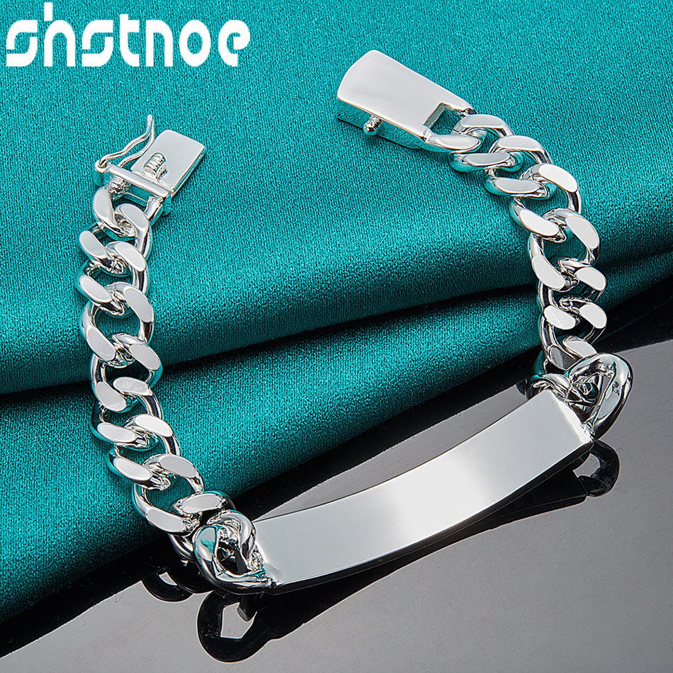 SHSTONE 925 Sterling Silver 2/ - Men Accessories Chain And Bracelet reseña y precio