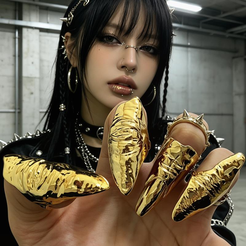 Punk Metallic Claw Nail Rings  - Men Accessories Tips reseña y precio