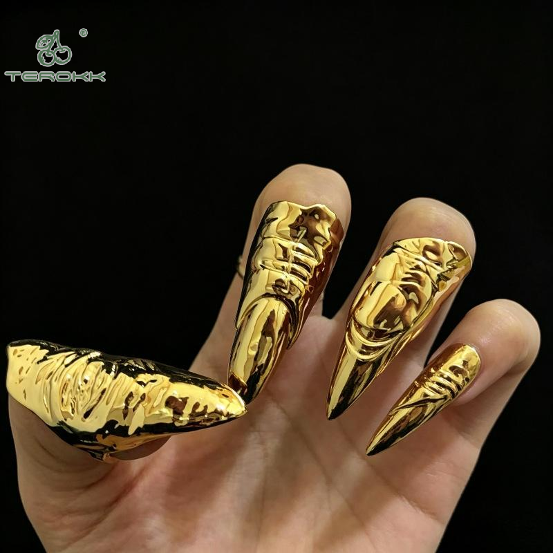 Punk Metallic Claw Nail Rings  - Men Accessories Tips reseña y precio