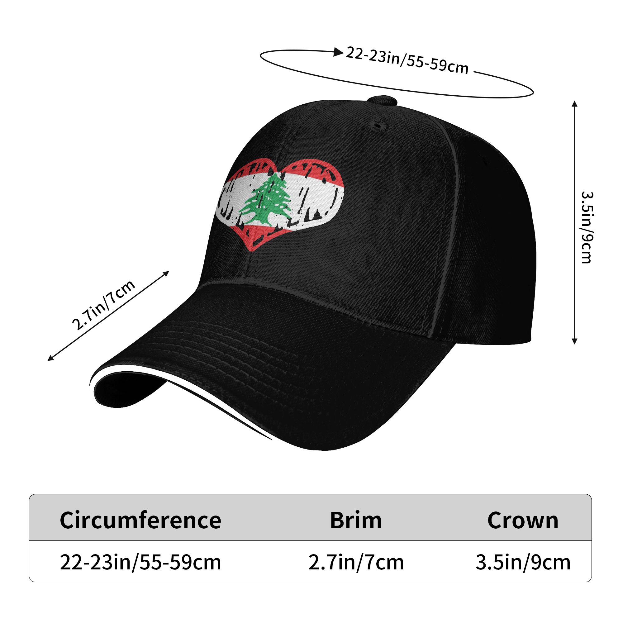 Lebanon Flag Heart Accessories - Men Accessories Lebanon reseña y precio