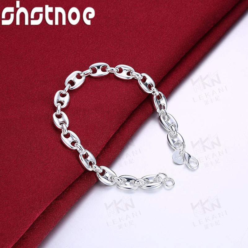 Cute 925 Sterling Silver Pig N - Men Accessories Chain And Bracelet reseña y precio