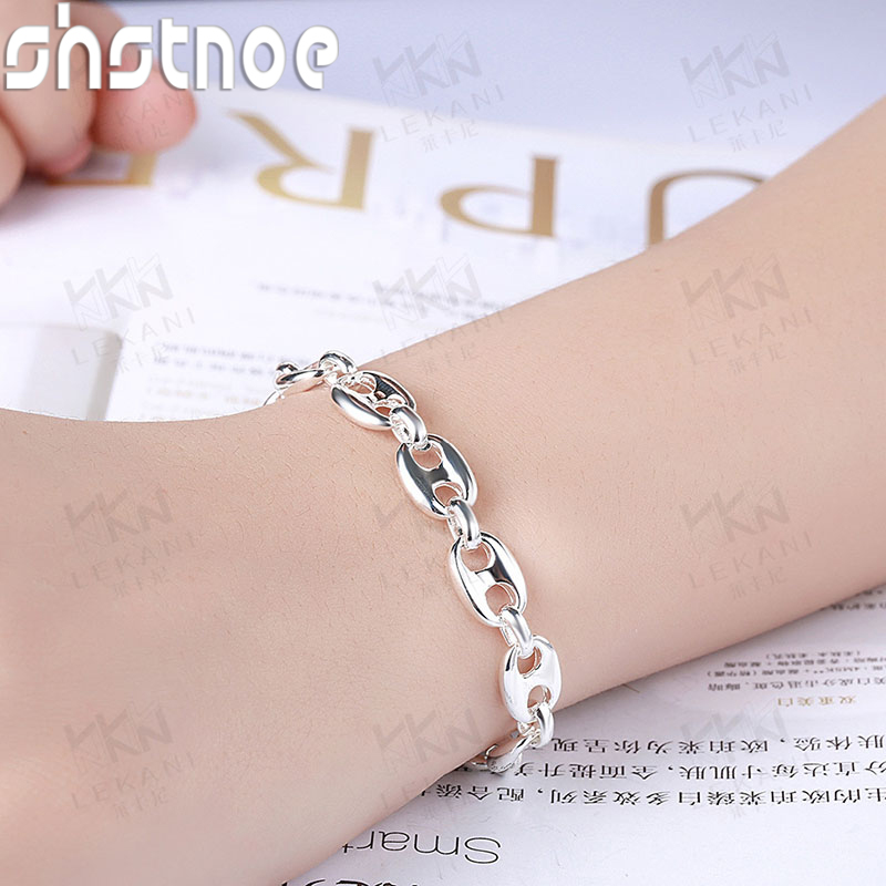 Cute 925 Sterling Silver Pig N - Men Accessories Chain And Bracelet reseña y precio