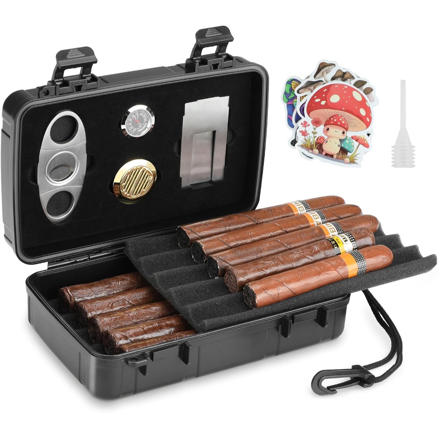 Portable Cigar Humidor Holds 1 - Men'S Accessories reseña y precio