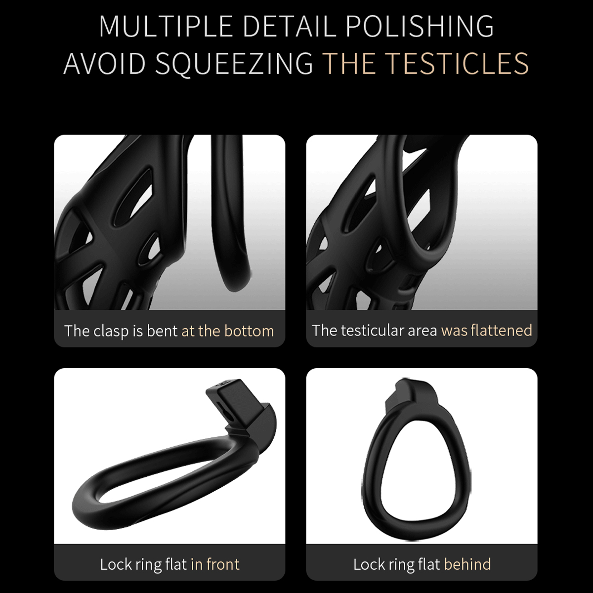 Male Chastity Cage Penis Lock  - Men'S Accessories reseña y precio