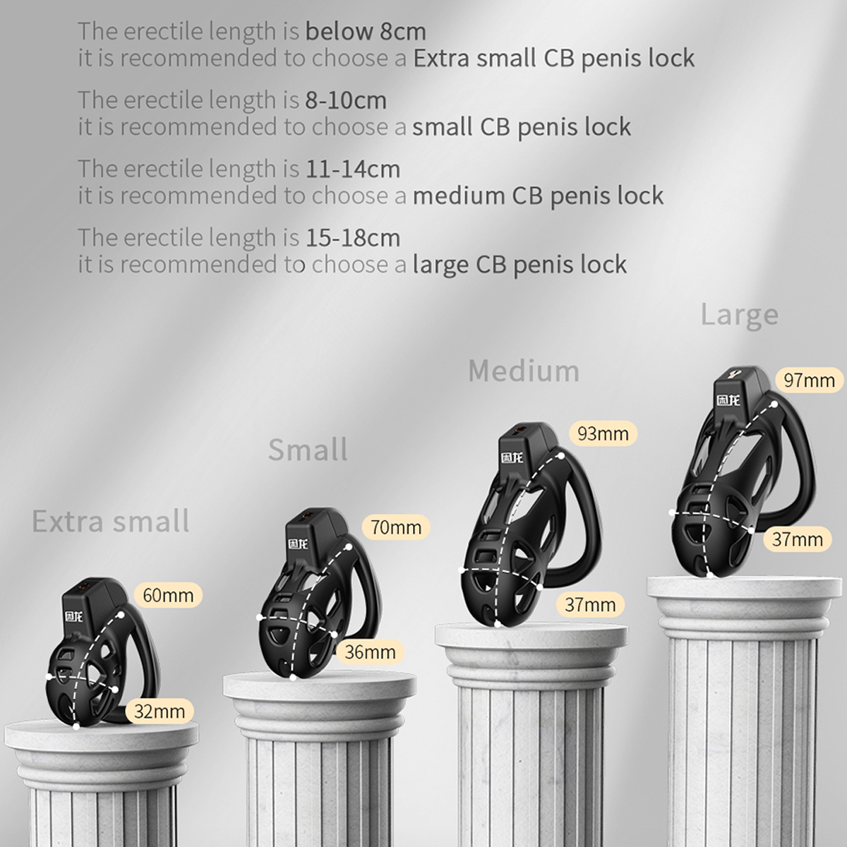 Male Chastity Cage Penis Lock  - Men'S Accessories reseña y precio