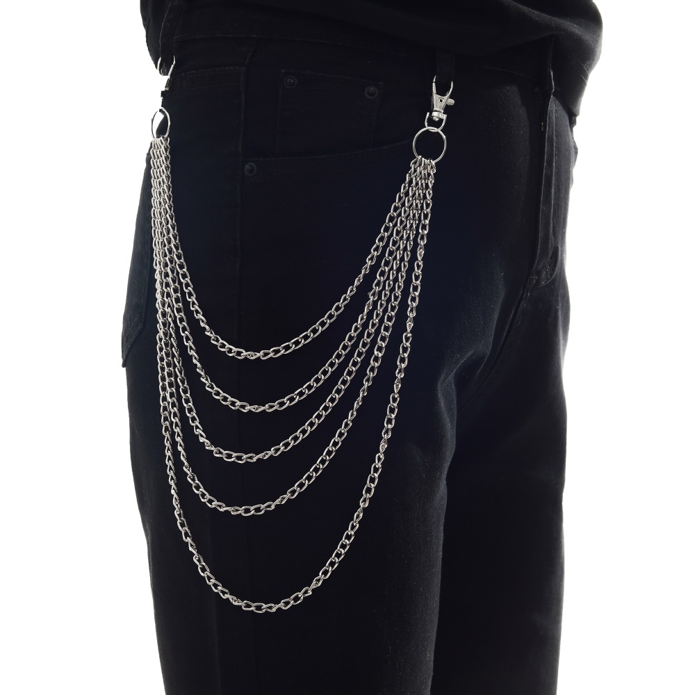 Punk Chain On The Jeans Pants  - Men Accessories Aesthetic reseña y precio