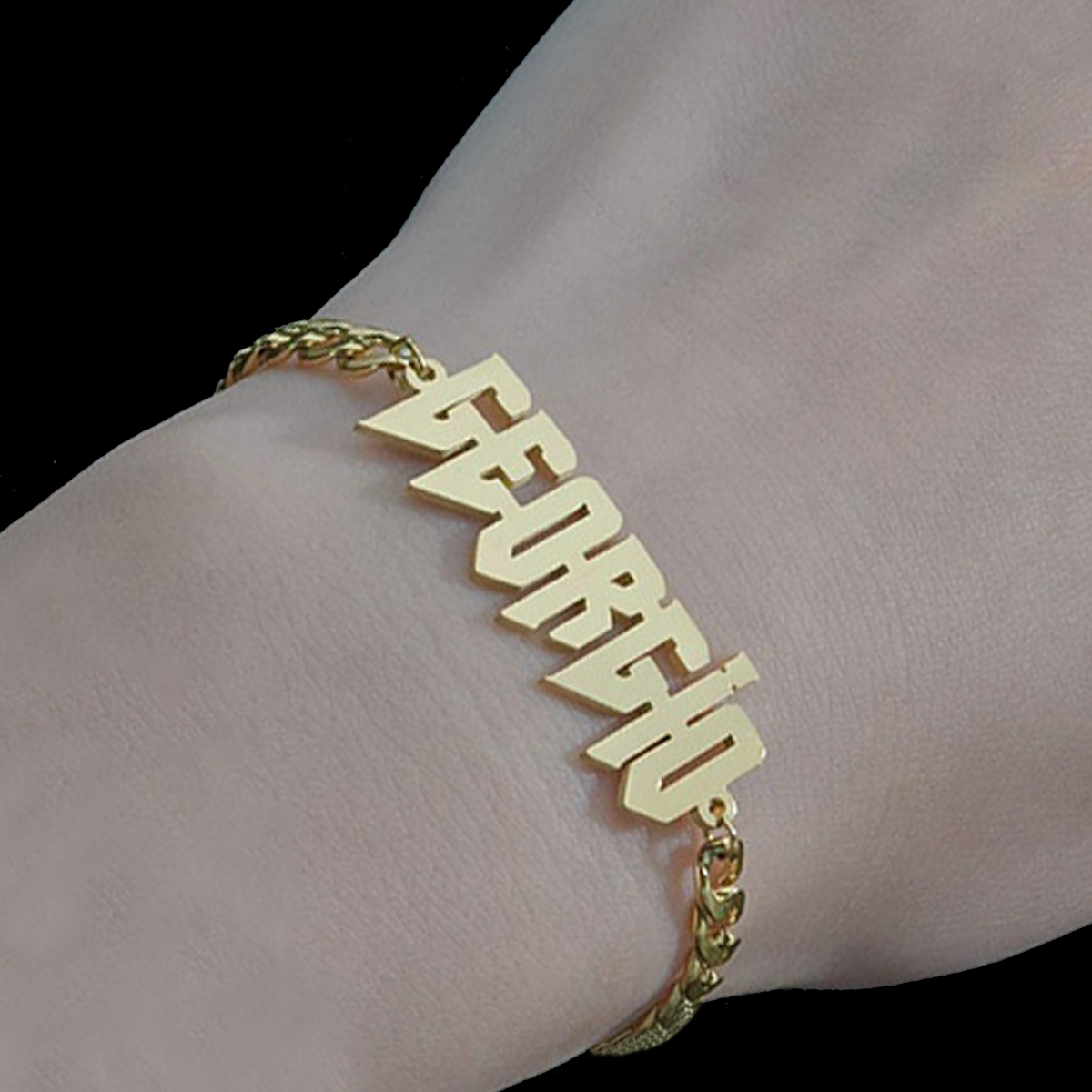 Custom Nameplate Bracelet For  - Men Accessories Chain And Bracelet reseña y precio