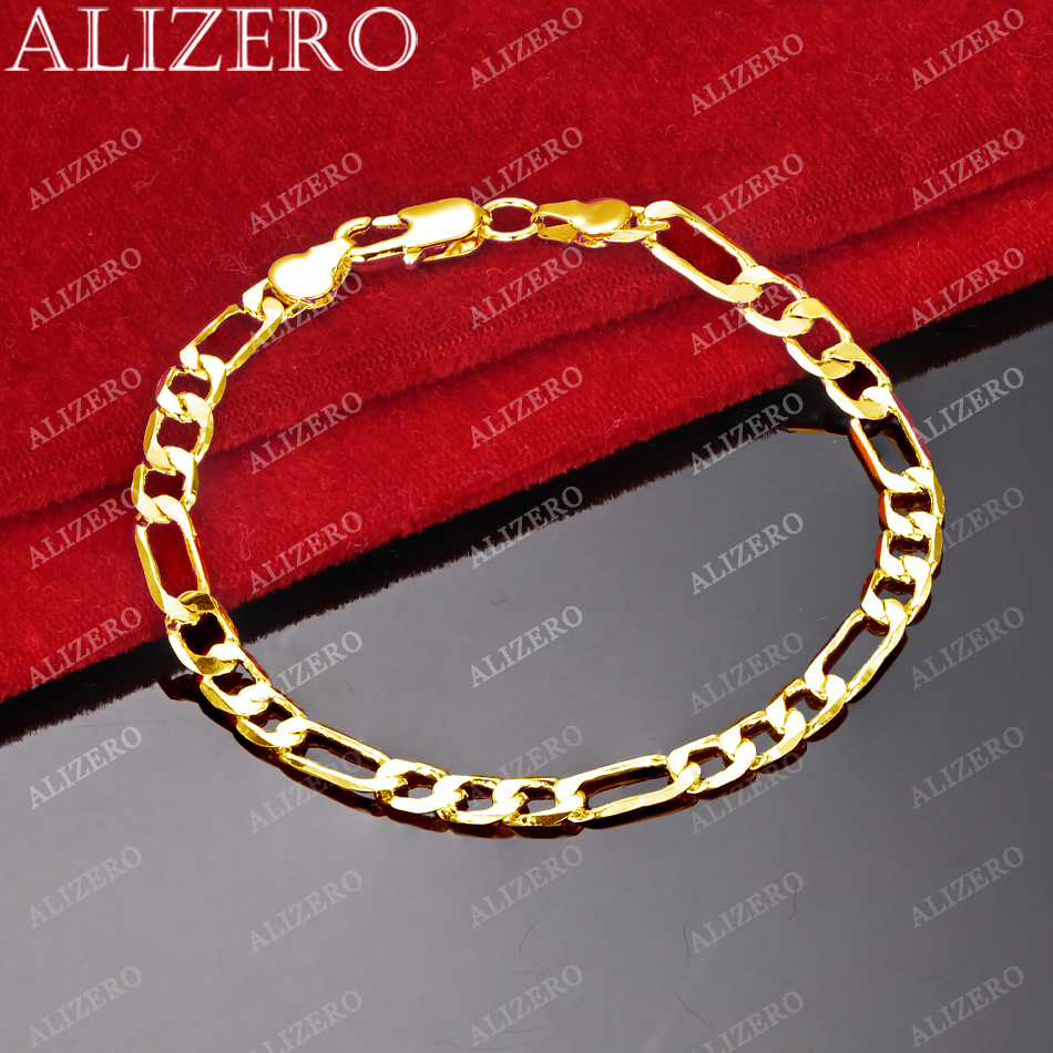 ALIZERO 925 Sterling Silver 18 - Men Accessories Chain And Bracelet reseña y precio