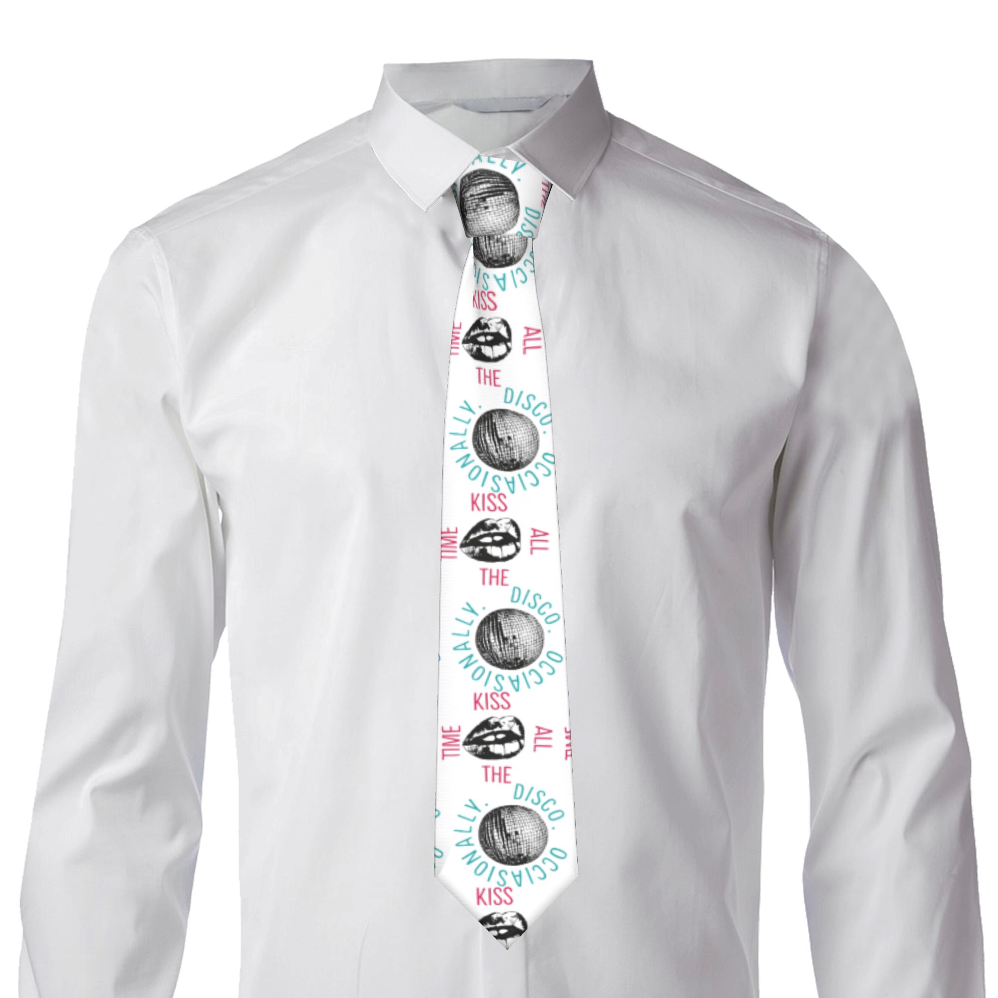 Mens Tie Kiss All The Time Dis - Men Accessories All reseña y precio
