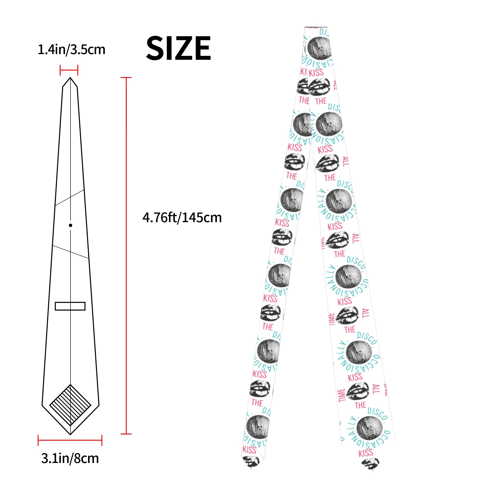Mens Tie Kiss All The Time Dis - Men Accessories All reseña y precio