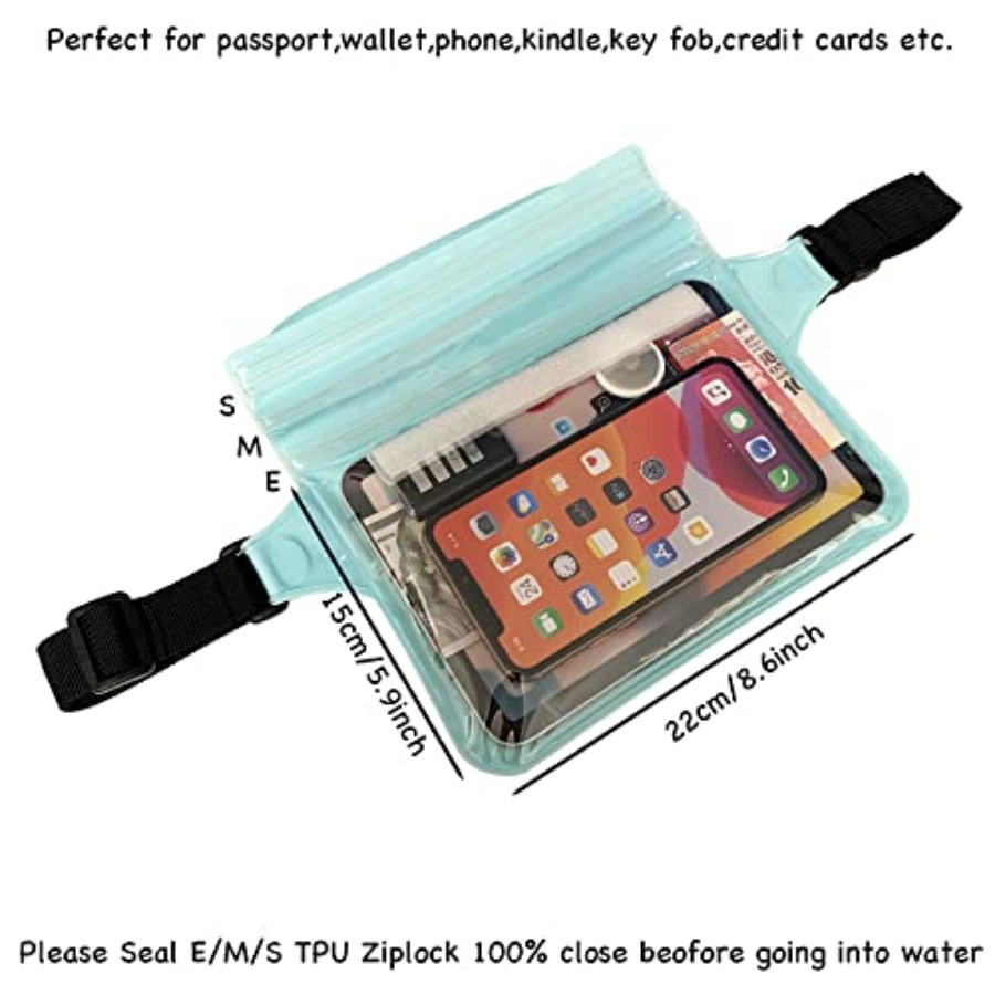 Waterproof Waist Pouch Dry Bel - Phone Wallet Combo reseña y precio