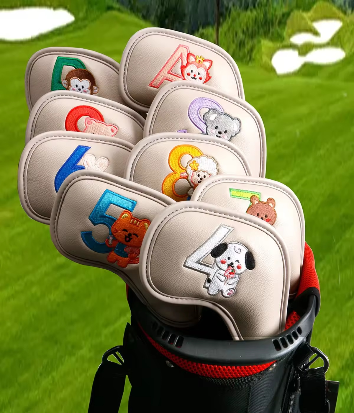 9Pcs Cute Cartoon Animal Golf  - Men'S Accessories reseña y precio