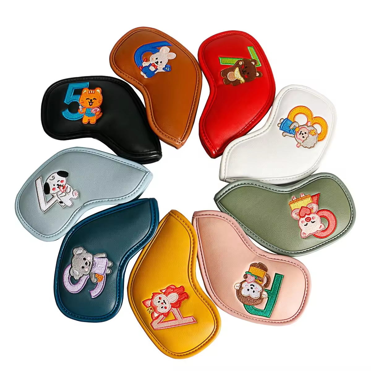 9Pcs Cute Cartoon Animal Golf  - Men'S Accessories reseña y precio