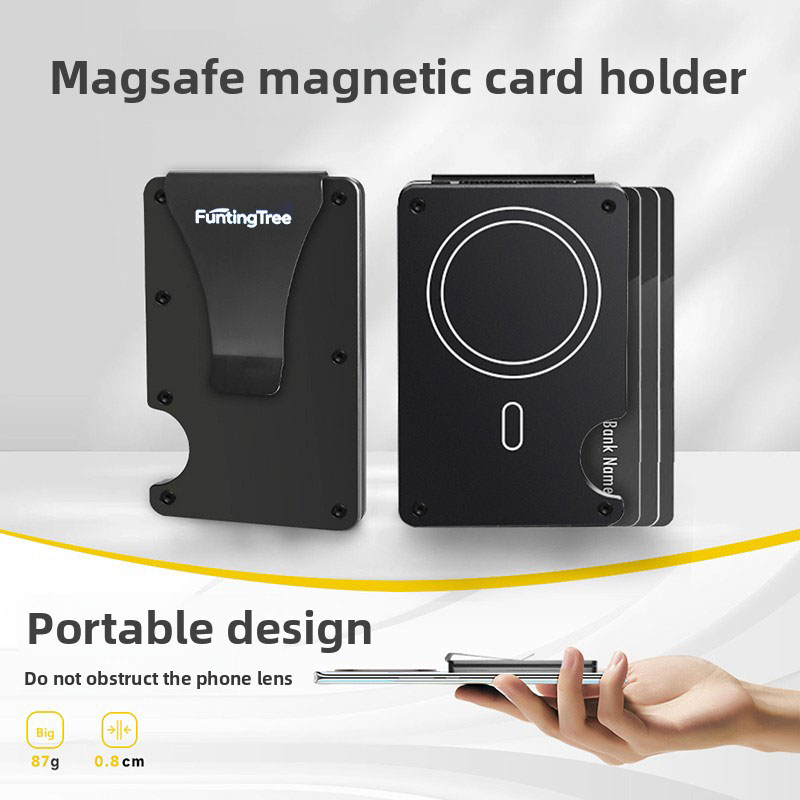 Compatible with MagSafe Wallet - Money Clip Slim reseña y precio